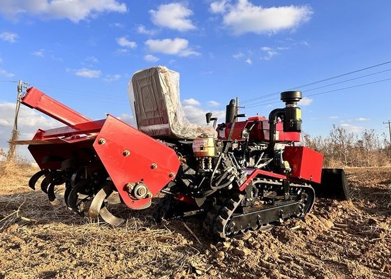 Agricultor Rotativo Tiller Agrícola Crawler Mini Tractor 25 HP
