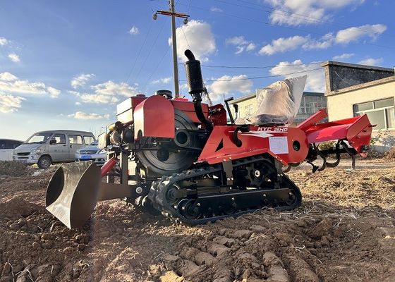 Agricultor Rotativo Tiller Agrícola Crawler Mini Tractor 25 HP