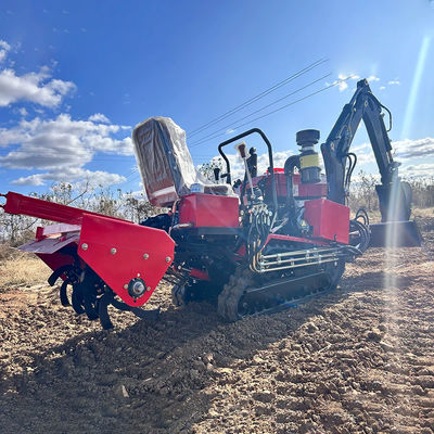Mini Farm Crawler Tractor Multifuncional Mini Crawler Tractor de Campo Seco