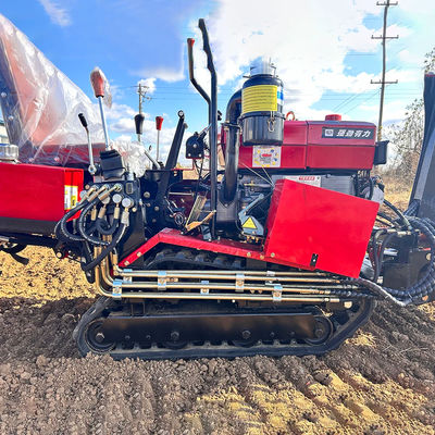 Trator Mini Garden Crawler HYCT-25D de 35 HP com Dozer Frontal