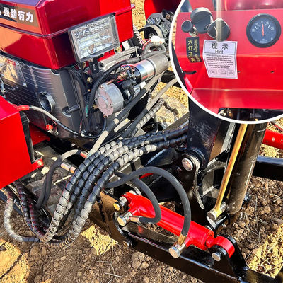Trator Mini Garden Crawler HYCT-25D de 35 HP com Dozer Frontal