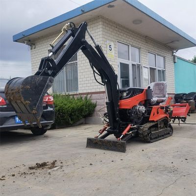 Paddy / Land Dry Diesel Mini Crawler Tractor 35HP 25HP com Dozer Blade