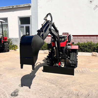Paddy / Land Dry Diesel Mini Crawler Tractor 35HP 25HP com Dozer Blade