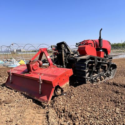 50 HP Agricultural Crawler Tractor Remote Control Orchard Estufas Micro Tiller