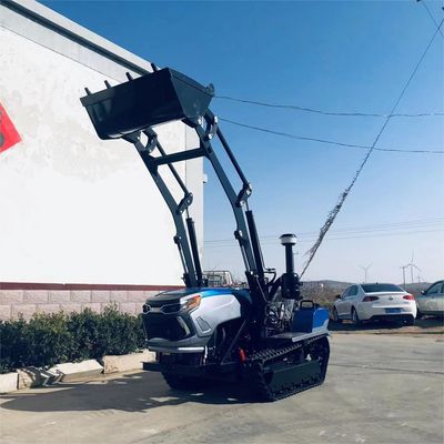 Pequeno tractor de rastreamento 50HP 60HP Power Tiller Cultivator para terras de arroz