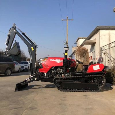 50HP rotativo Terra Seca Crawler Tractor cultivadores com escavadeira