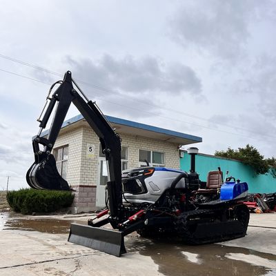 Mini-trator Crawler 50 HP cultivador rotativo Bulldozer Máquinas agrícolas