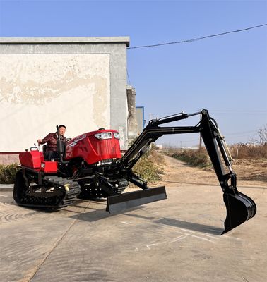 Trator de 80 CV para a agricultura Trator mini-dozer Equipamento agrícola
