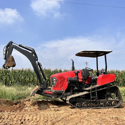 Tractor de jardim de 80 HP com escavadeira / carregador