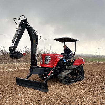 Tractor de jardim de 80 HP com escavadeira / carregador