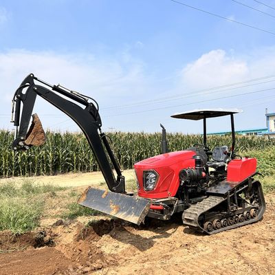 Tractor de jardim de 80 HP com escavadeira / carregador