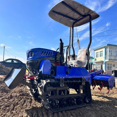 Tractor de rodagem rotativo 25 hp 35 hp Equipamento agrícola com escavadeira