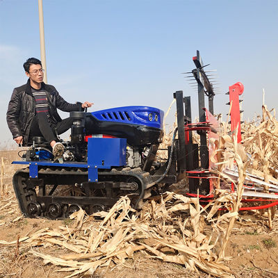 Tractor de rodagem rotativo 25 hp 35 hp Equipamento agrícola com escavadeira