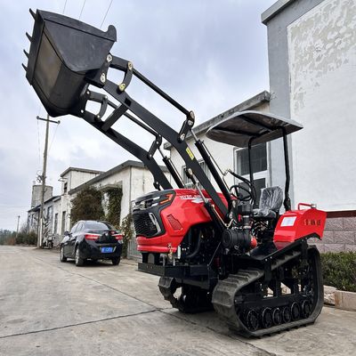 Tractor de rolagem de pista de borracha de mini diesel agrícola multifuncional com acessórios gratuitos