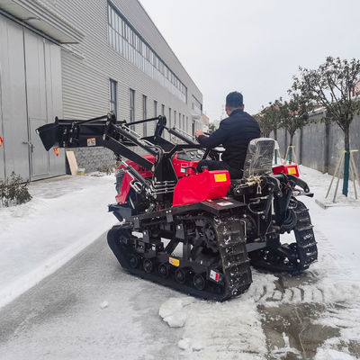 OEM ODM Farm Crawler Tractor / Mini Tractor 50 HP com balde frontal