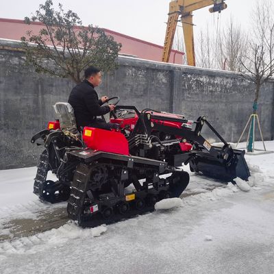Motor Diesel Agrícola 50HP Tractor de Tração Sentada Crawler Com Carregador