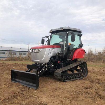 Tractor de cabina fechada de 120 CV Equipamento agrícola Mini-tractor de rastreamento com motor diesel