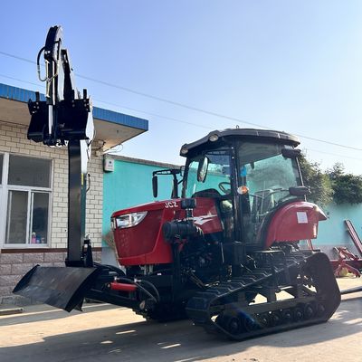 Tractor de cabina fechada de 120 CV Equipamento agrícola Mini-tractor de rastreamento com motor diesel