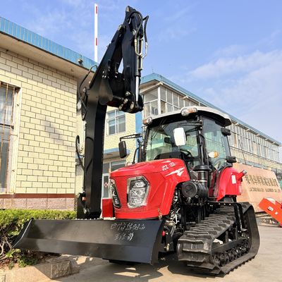 Tractor de cabina fechada de 120 CV Equipamento agrícola Mini-tractor de rastreamento com motor diesel
