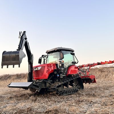 Multipurpose 120HP Tractor Crawler Cultivator Tractor Crawler de pista de borracha para venda