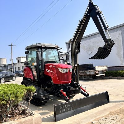 Tractor de cabina fechada de 120 CV Equipamento agrícola Mini-tractor de rastreamento com motor diesel