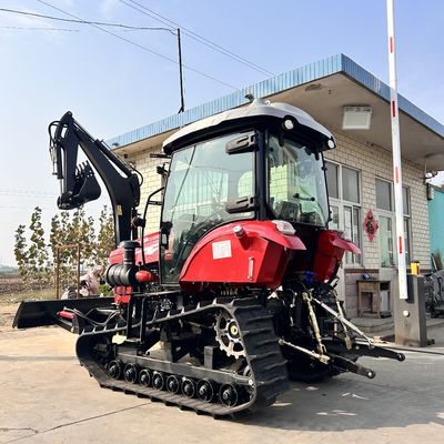 Tractor de cabina fechada de 120 CV Equipamento agrícola Mini-tractor de rastreamento com motor diesel