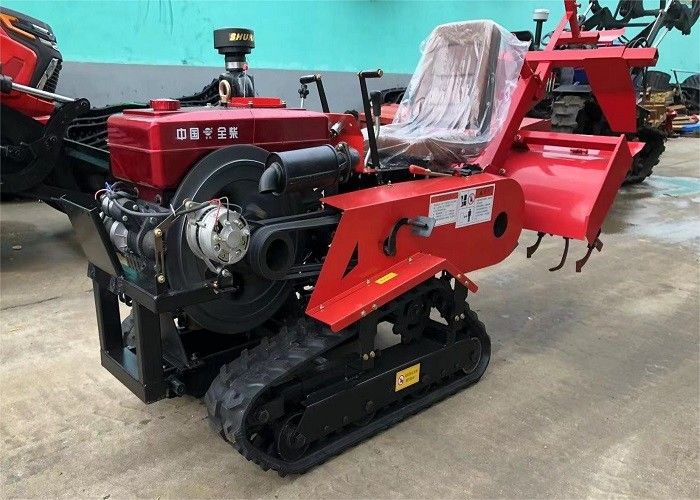 25hp Mini Paddy Crawler Equipamento de Construção Power Tiller Trator de Caminhada Com Motor Diesel
