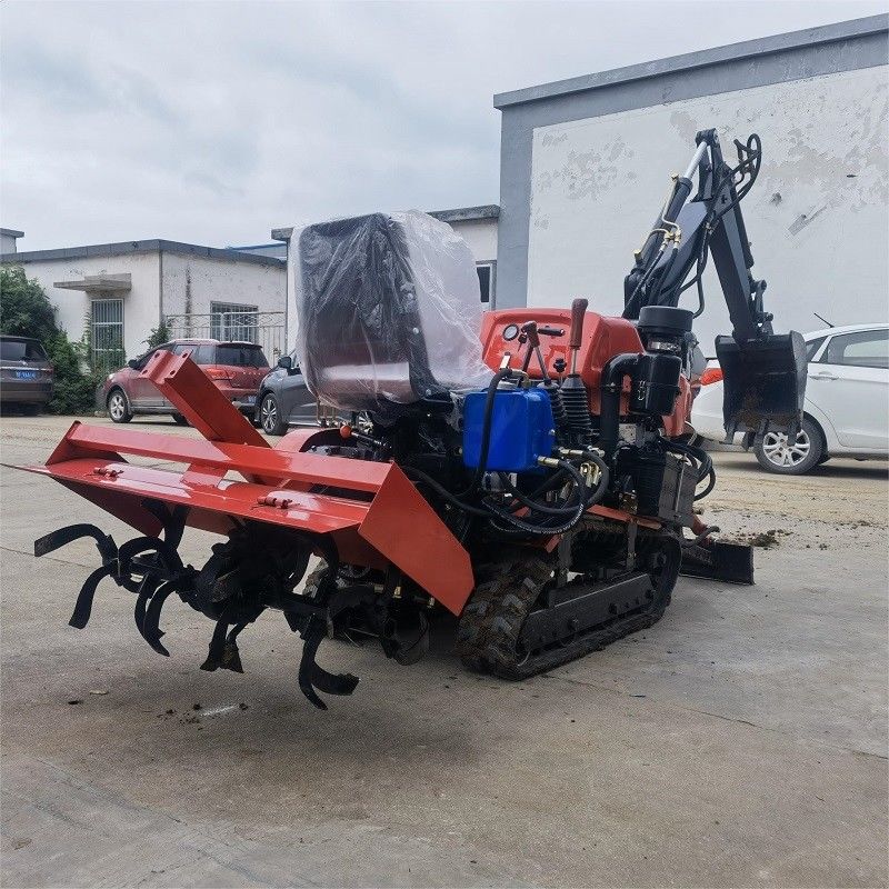Tractor de rastreamento para o reabastecimento de fossa e erosão de ervas daninhas 25hp 35hp Tractores de rastreamento agrícolas
