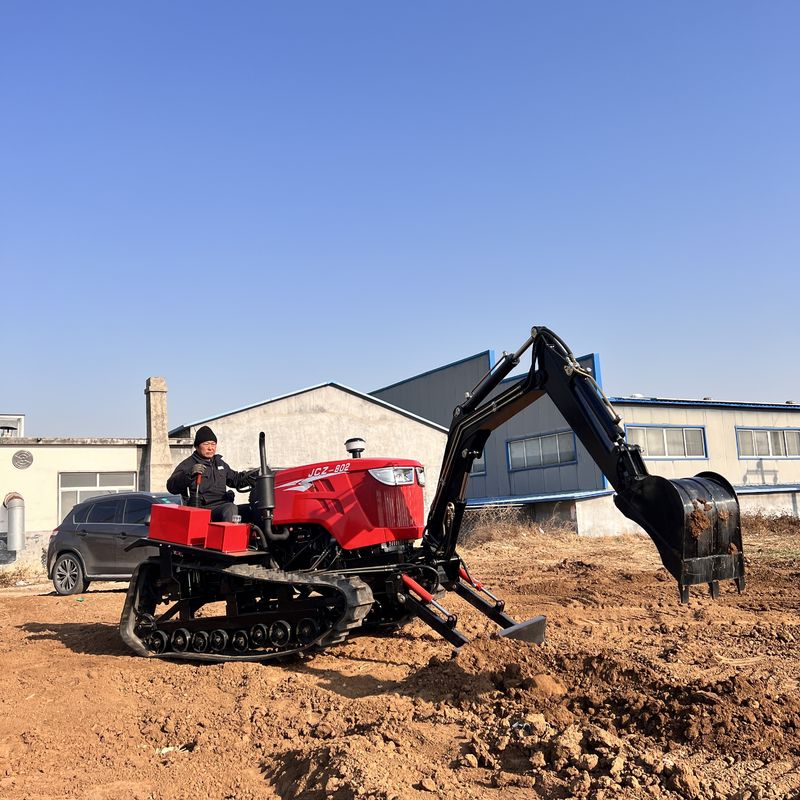 Pequeno Agricultor Agricultor Mini-Crawler Trator Rotativo para Agricultura