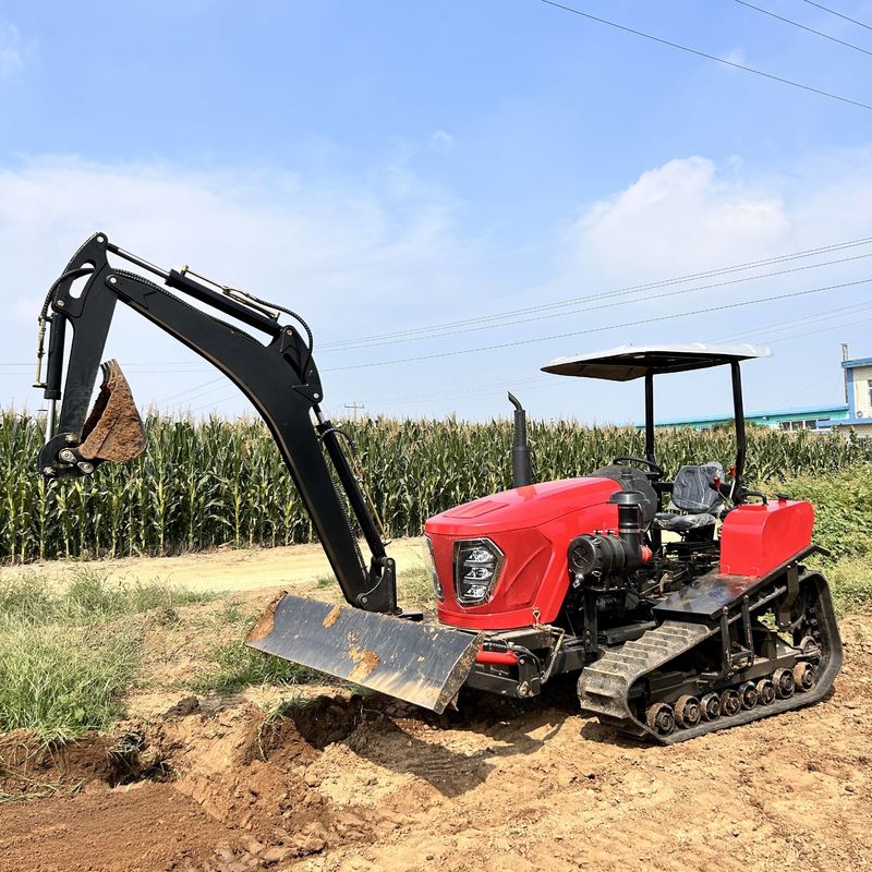 80HP Agricultura Máquinas Equipamento Agricultura cultivador Tiller giratório Agricultura Mini Tractor Crawler